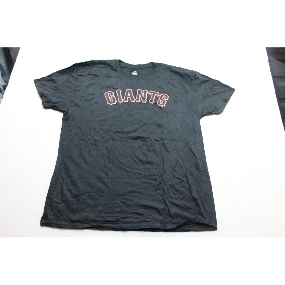 Majestic San Francisco Giants Mens Double Extra Large Black Excellent Posey 28